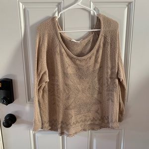 Brown and Grey Layering Sweater